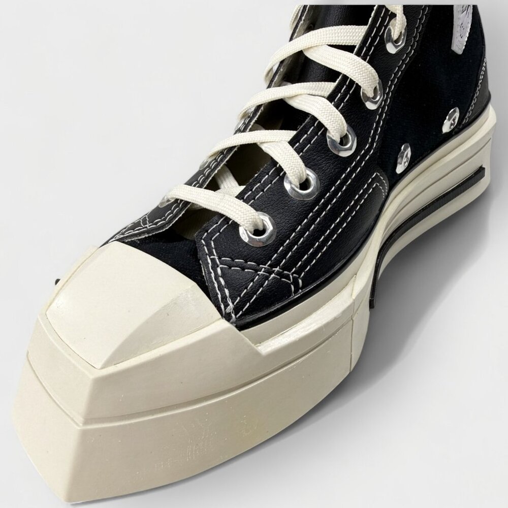 Converse Chuck 70 Hi De Luxe Squared Hi‑Top Women’s Size 6.5 Black A06435C - Picture 14 of 16